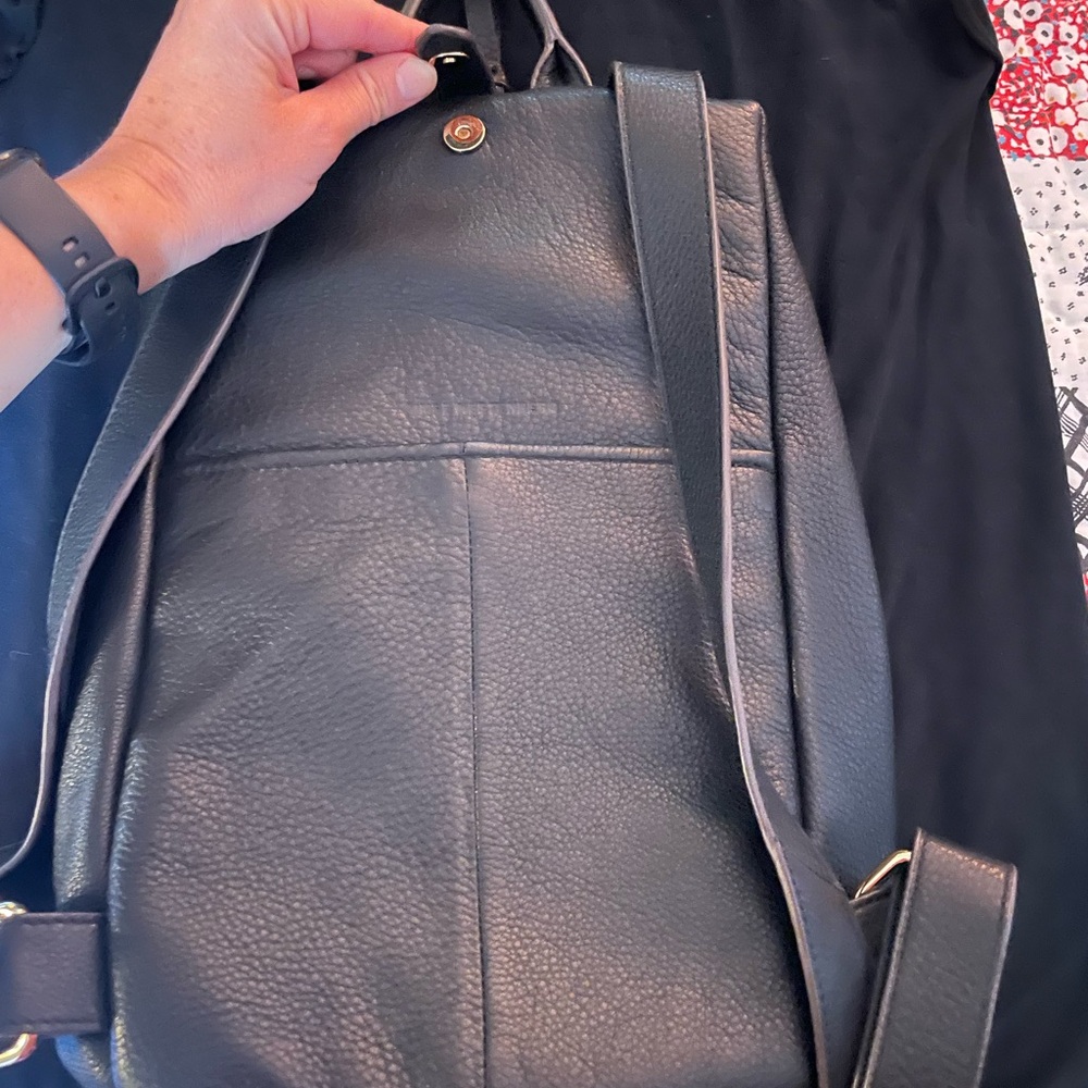Black Leather Men's Bag
